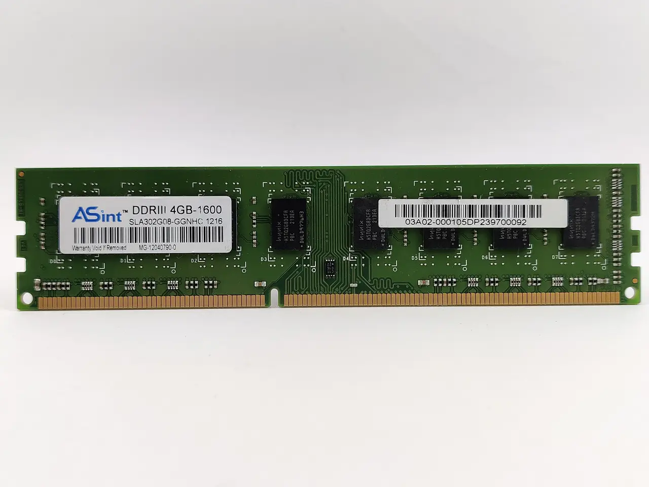 Оперативная память ASint DDR3 4Gb 1600MHz (SLA302G08-GGNHC) б/у